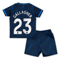 Chelsea Conor Gallagher #23 Bortaställ Barn 2023-24 Korta ärmar (+ Korta byxor)